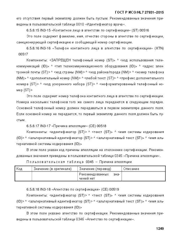 ГОСТ Р ИСО/HL 7 27931-2015, страница 1256